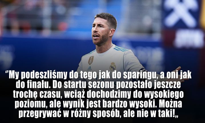 SŁOWA Sergio Ramosa po porażce z Atletico Madryt! :D